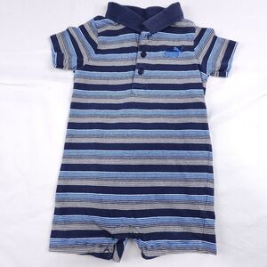 Puma Blue Stripes Romper Size 9-12 Months